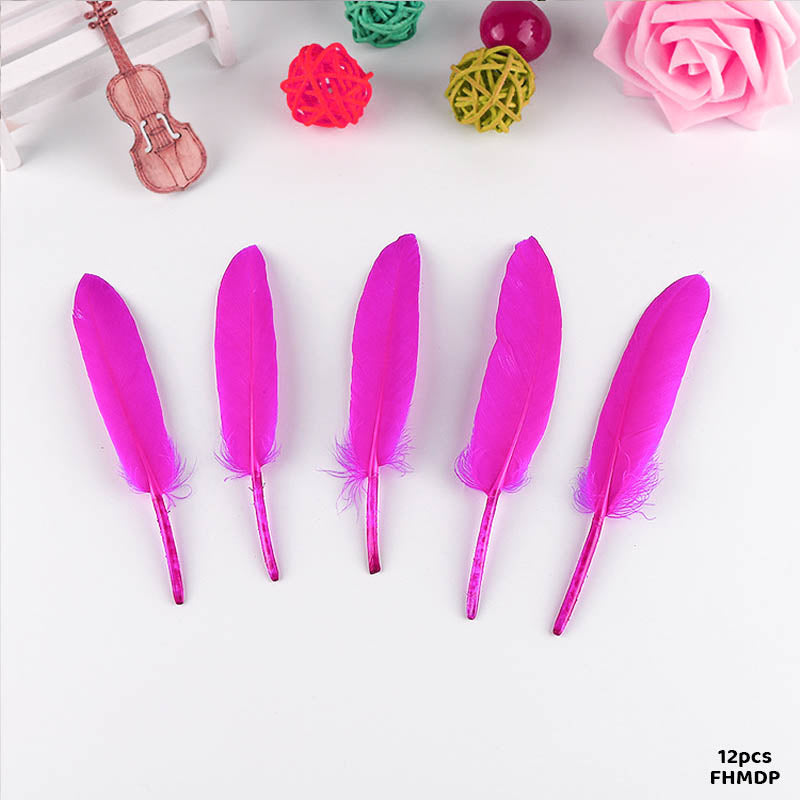 Gift To Love | Feather Hard Small | Color : Dark Pink | Pcs : 12 Pcs | Code : FHMDP