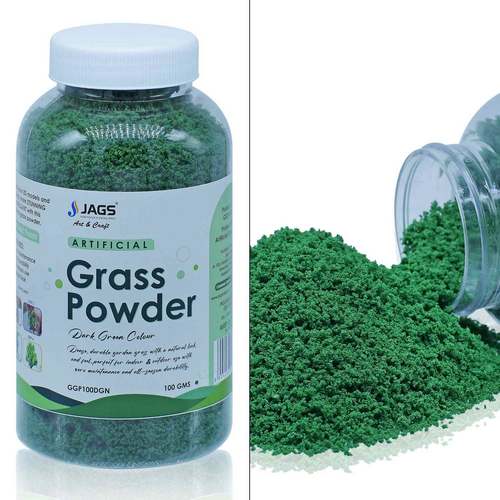 Gift To Love | Jags Garden Grass Powder Dark Green 100Gsm | Code : GGP100DGN