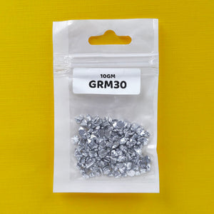 Gift To Love | Glass Metallic Resin Stones | Pcs : 10 Gm | Code : GRM30