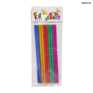 Gift To Love | Glue Stick Glitter | Color : Multi | Size : 7 Mm | Pcs : 10 Pc | Code : GSG710