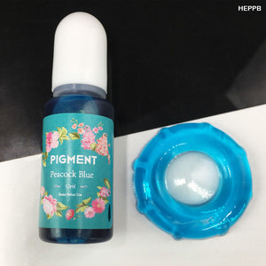 Gift To Love | Pigment White | Color : Peacock Blue | Code : HEPPB