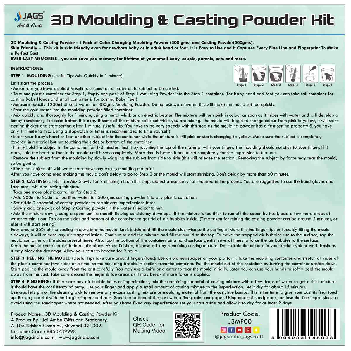 Gift To Love | 3D Moulding Powder | Code : J3MP00