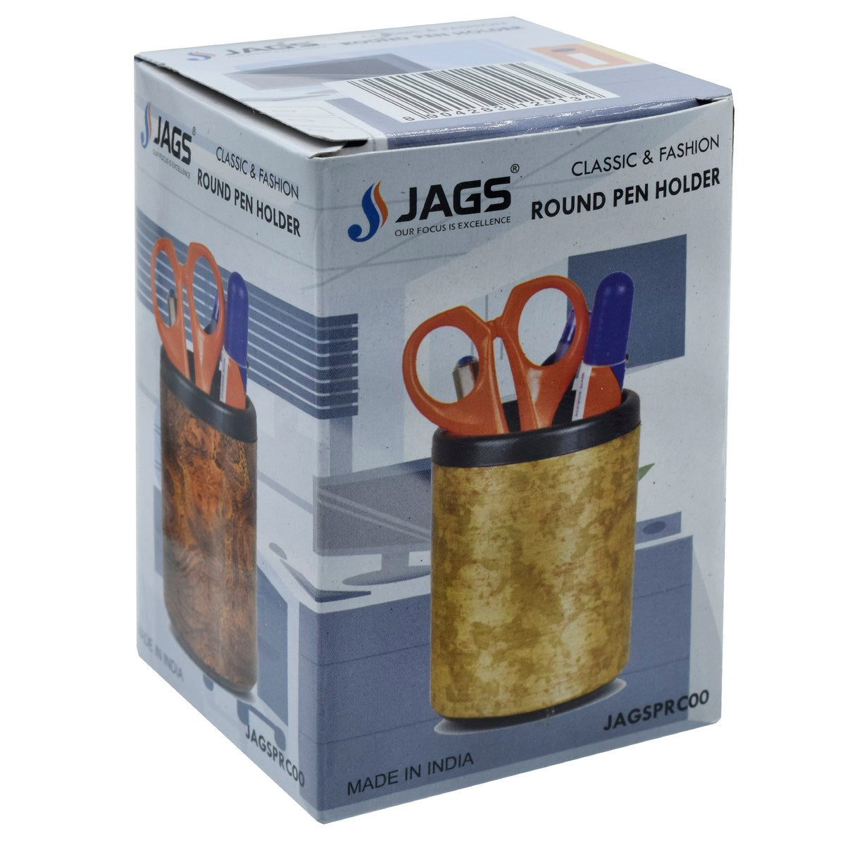 Gift To Love | Plastic Pen Stand Round | Color : Colour Full | Code : JAGSPRC00