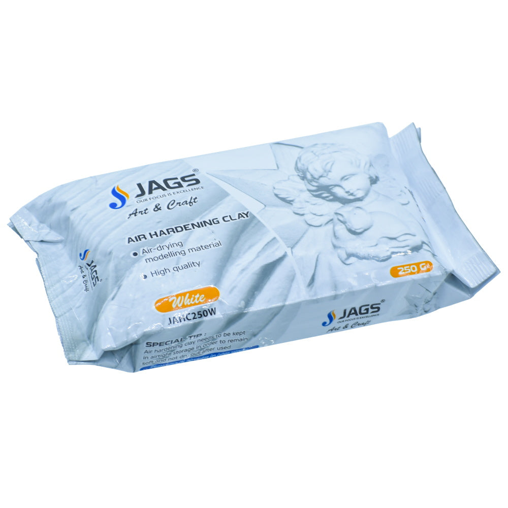 Gift To Love | Air Hardening Clay | Color : White | Pcs : 250 Grams | Code : JAHC250W