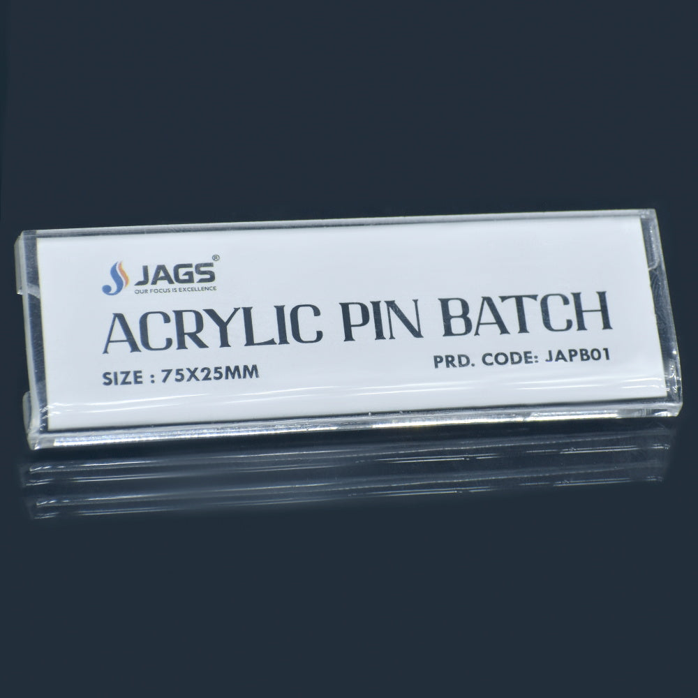 Gift To Love | Acrylic Pin Batch | Size : 75 X 20 Mm | Code : JAPB02
