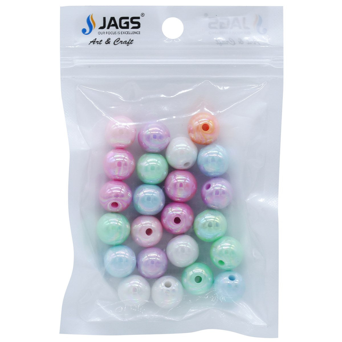 Gift To Love | Craft Beads Pastel | Size : 12 Mm | Pcs : 20 Gsm | Code : JCBP04