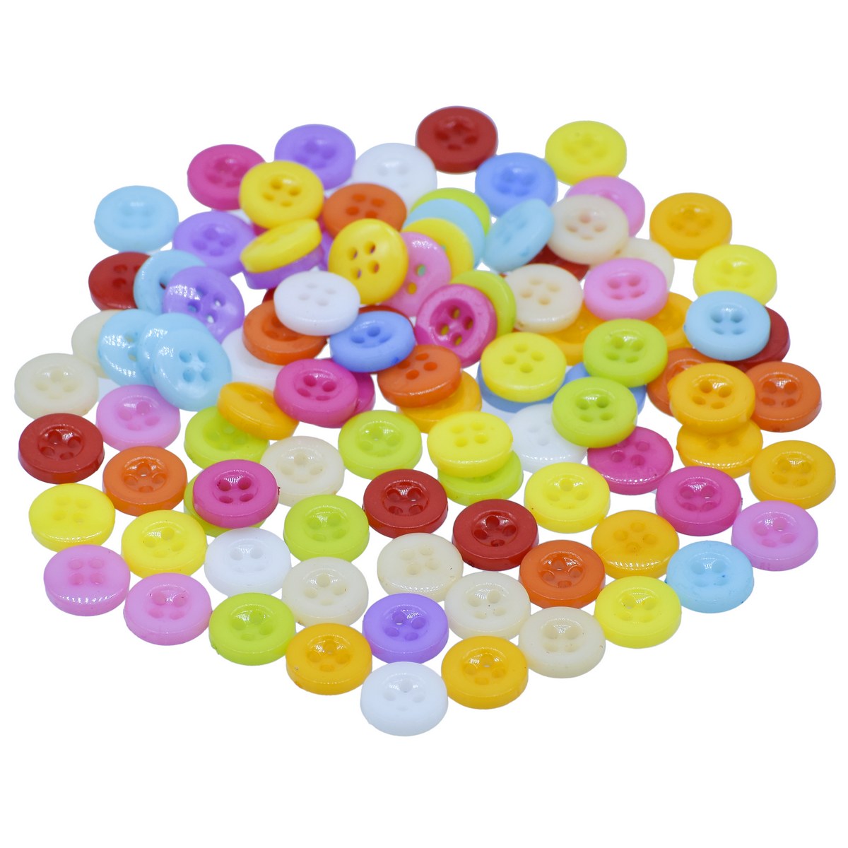 Gift To Love | Craft Decorative Button Round | Size : 16L | Pcs : 100 Pcs | Code : JCDBP22