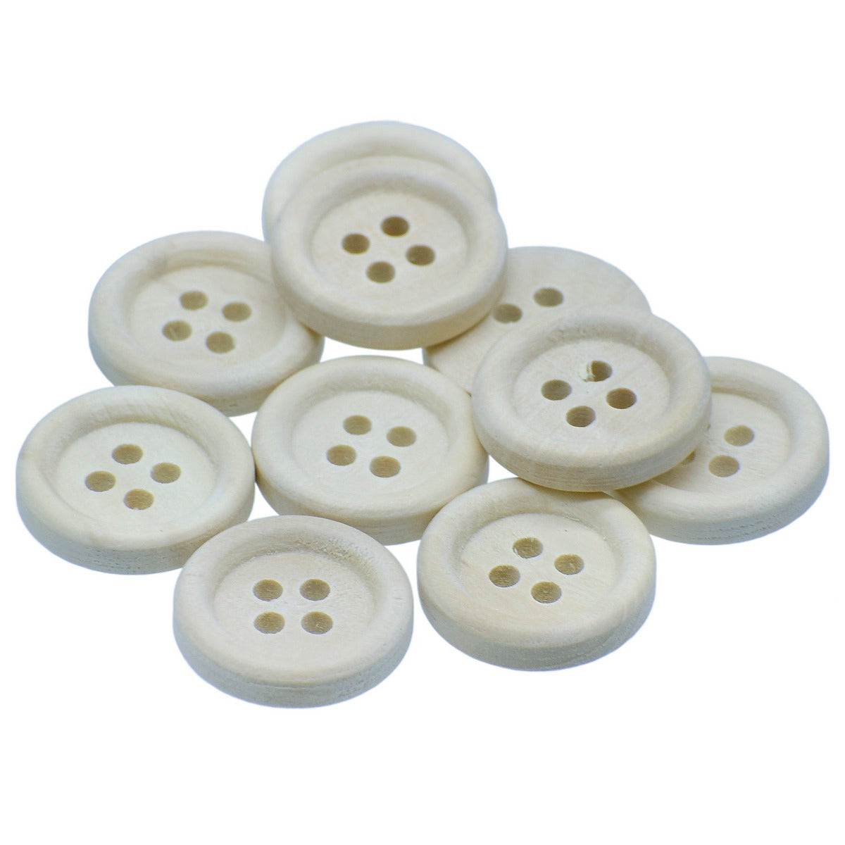 Gift To Love | Decorative Button Round | Size : 18 Mm | Pcs : 10 Pcs | Code : JCDBR18MM