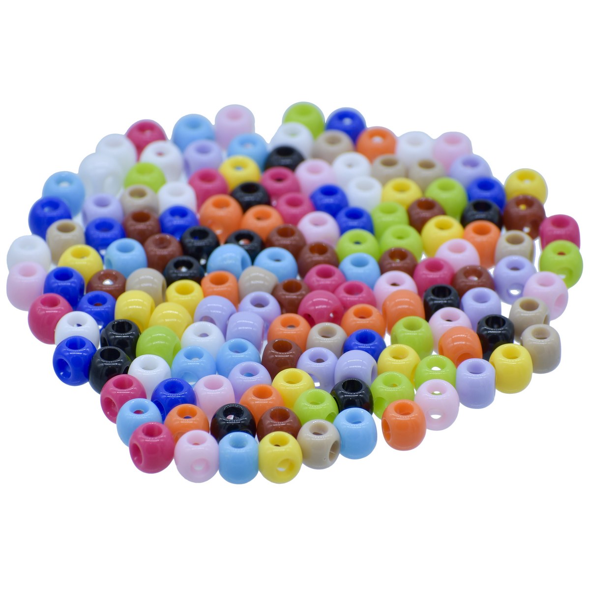 Gift To Love | Beads | Color : Multicolour | Pcs : 120 Pcs | Code : JCPP13