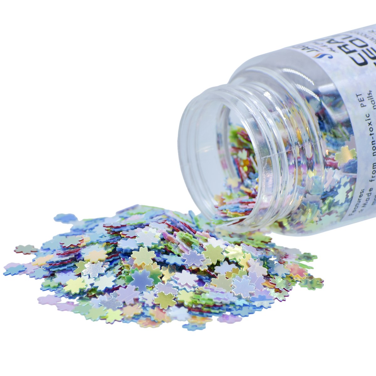 Gift To Love | Craft Sequins Flower | Color : Multi Colour | Size : 4 Mm | Pcs : 20 Gms | Code : JDSM14