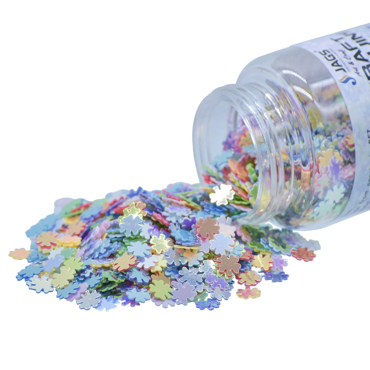 Gift To Love | Craft Sequins Flower | Color : Multi Colour | Size : 5 Mm | Pcs : 20 Gms | Code : JDSM15