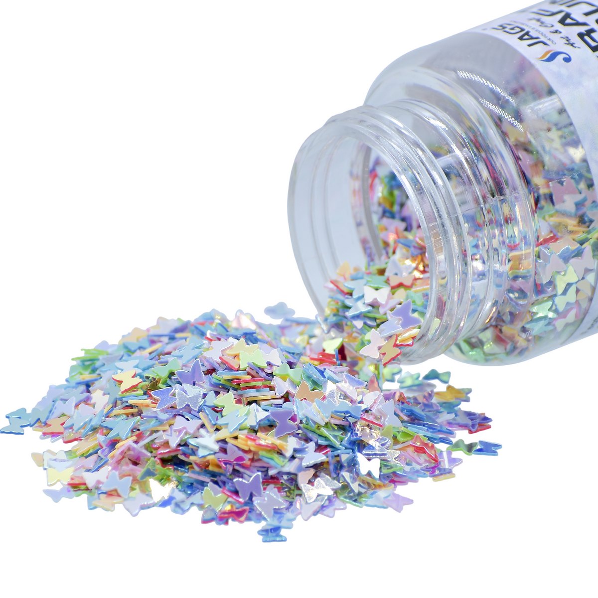 Gift To Love | Craft Sequins Butterfly | Color : Multi Colour | Size : 4 Mm | Pcs : 20 Gms | Code : JDSM17