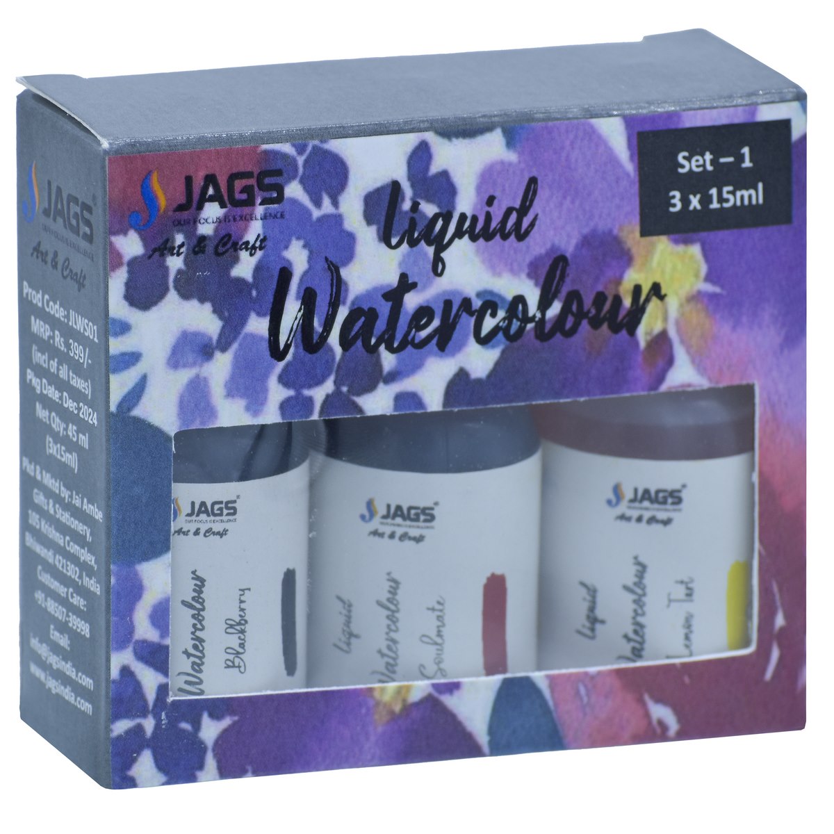 Gift To Love | Liquid Watercolour | Pcs : Set Of 3 Pcs | Code : JLWS01
