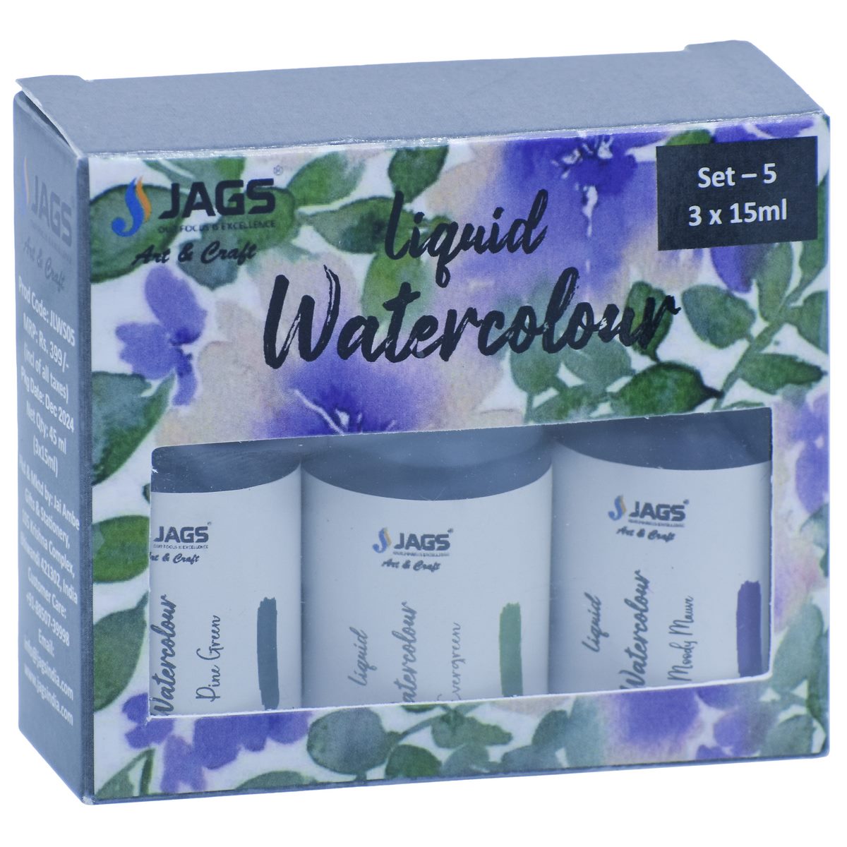 Gift To Love | Liquid Watercolour | Pcs : Set Of 3 Pcs | Code : JLWS05