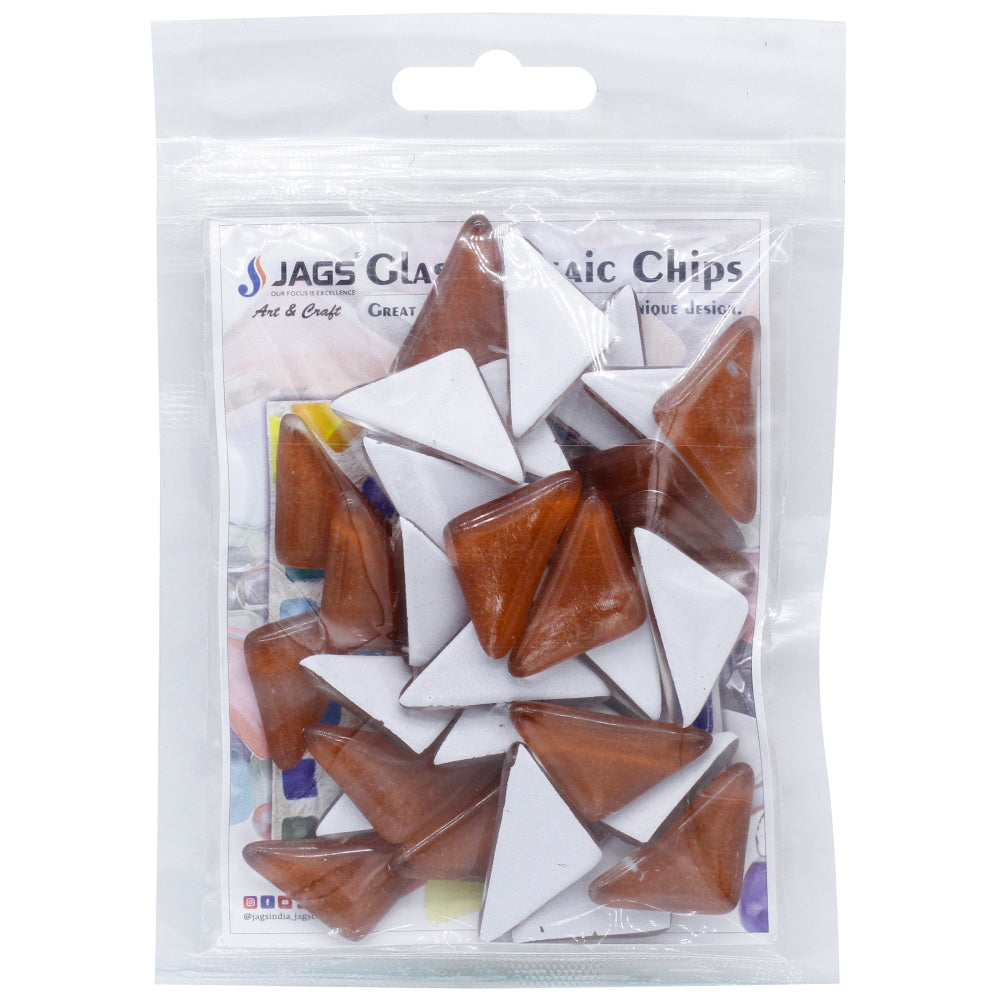 Gift To Love | Mosaic Chips Triangular | Color : Brown | Size : 15 X 4 Mm | Code : JMCT11