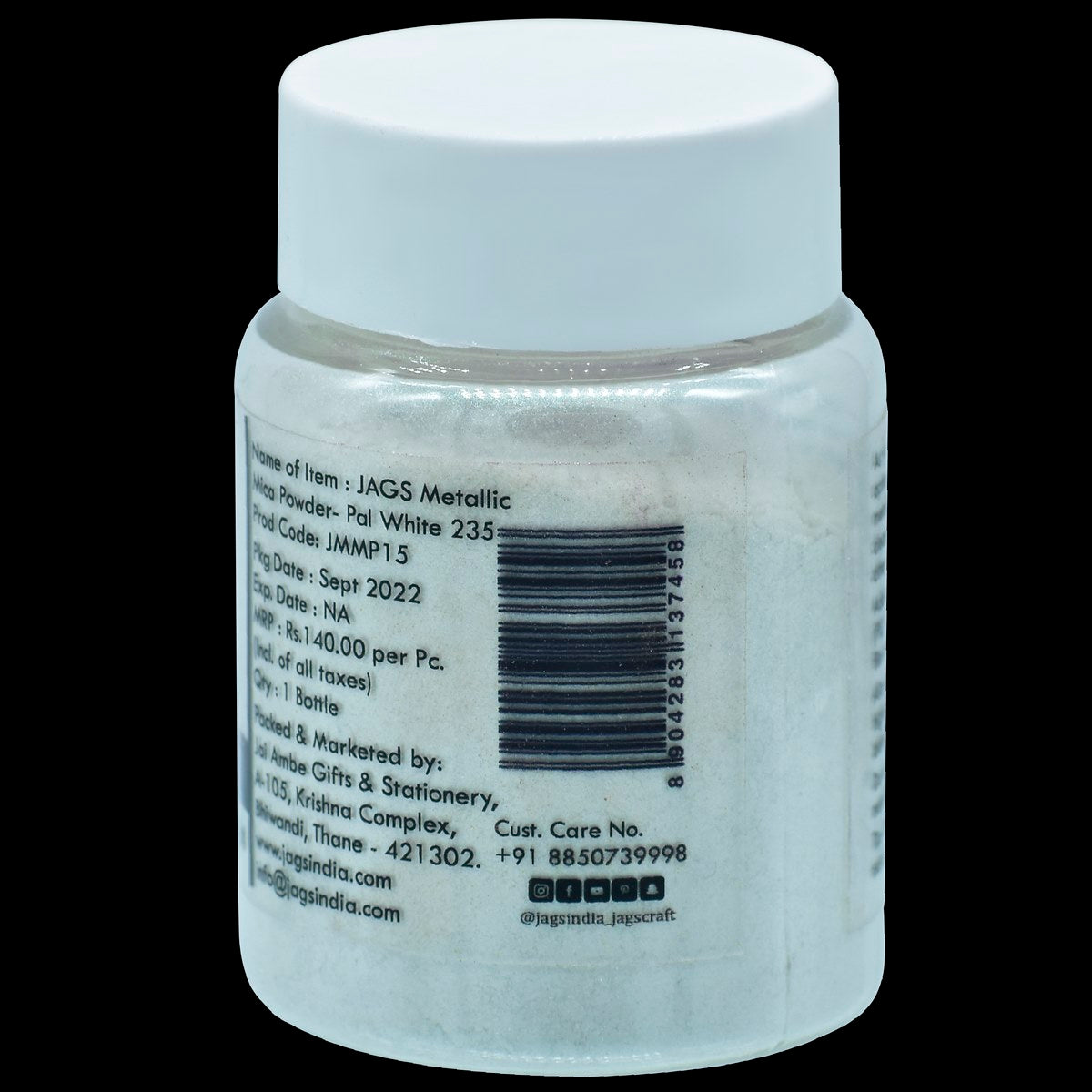 Gift To Love | Metallic Mica Powder T.T Green | Size : 15 Gms | Code : JMMP15