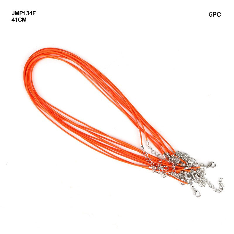 Gift To Love | Lobster Buckle Leather Rope | Size : 41 Cm | Pcs : 5 Pcs | Code : JMP134F