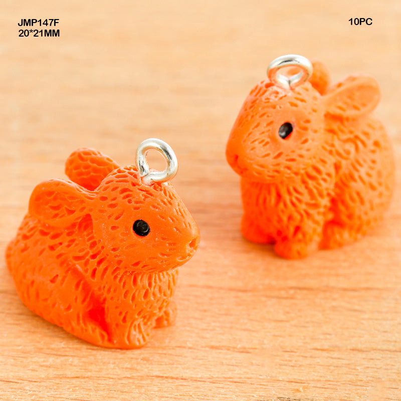 Gift To Love | Rabbit Pendants | Size : 20 Mm X 21 Mm | Pcs : 10 Pcs | Code : JMP147F
