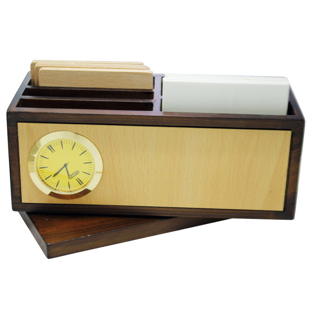 Gift To Love | Wooden Revolving Pen Stand With Coaster | Code : JP33