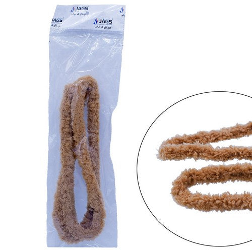 Gift To Love | Jags Pipe Cleaner Wool Baby Light Brown (025) | Code : JPCW-LBN