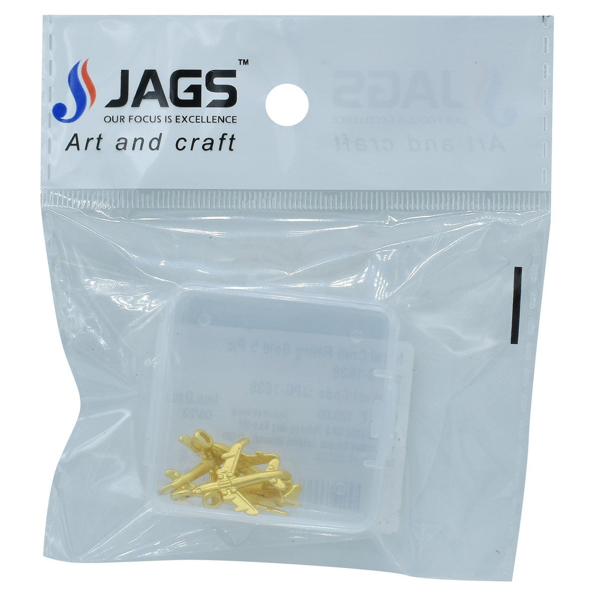 Gift To Love | Metal Craft Fitting | Color : Gold | Pcs : 5 Pcs | Code : JPG-1638