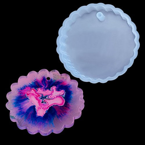 Gift To Love | Jags Silicone Mould Design Round Shape Keychain | Code : JSM141