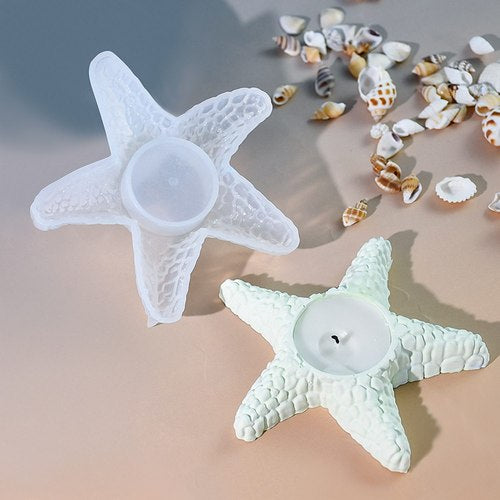 Gift To Love | Jags Silicone Mould Star Fish Candle Pot | Code : JSM18