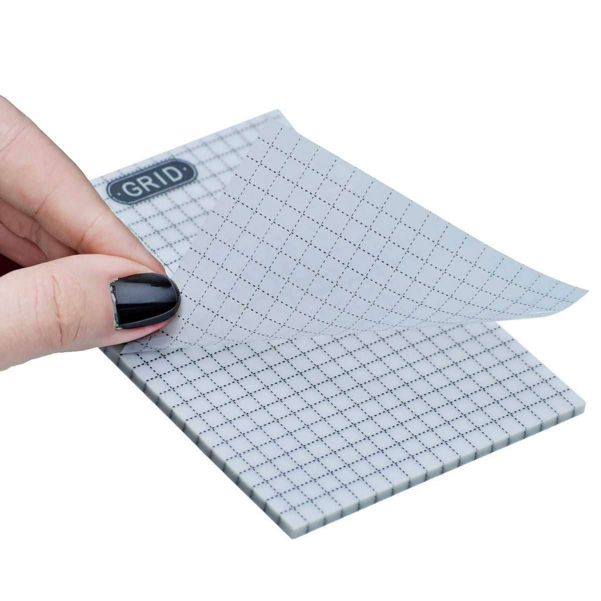 Gift To Love | Sticky Note Transparent Grid | Size : 95 Mm X 70 Mm | Pcs : 50 Sheets | Code : JSNT3X4GR