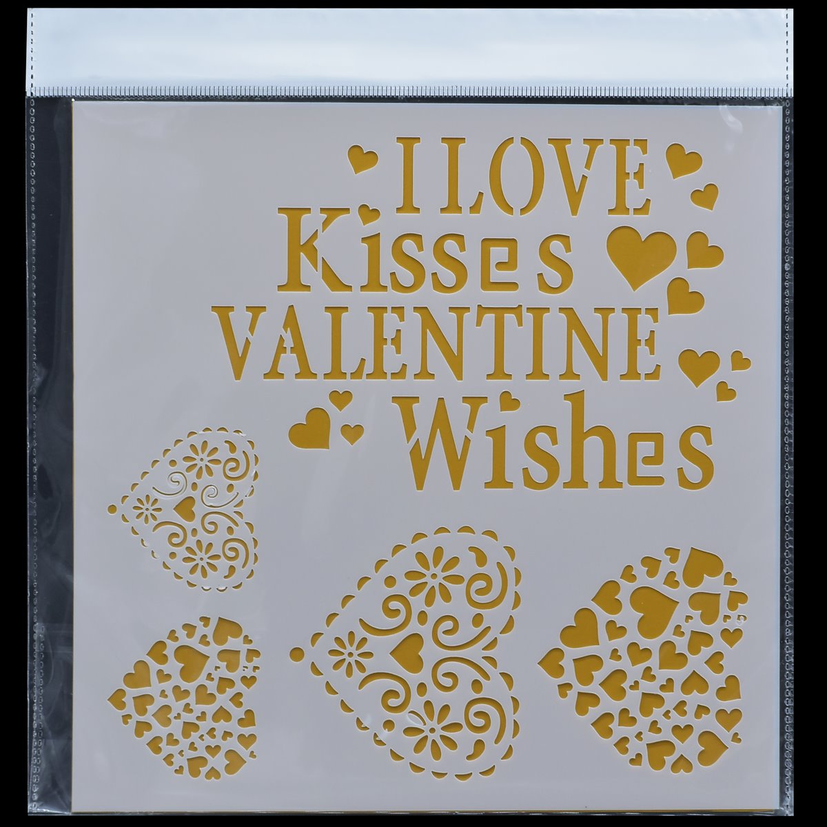 Gift To Love | Stencil Number 4 | Size : 8X8 | Code : JSP8X8-4
