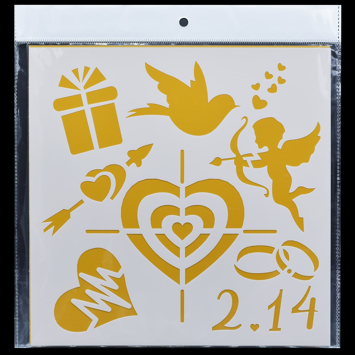 Gift To Love | Stencil Number 9 | Size : 8X8 | Code : JSP8X8-9