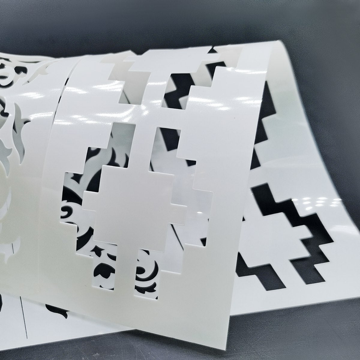 Gift To Love | Stencil Plastic Border 4 In 1 | Size : 2 X 8 Inch | Code : JSPB2X8C