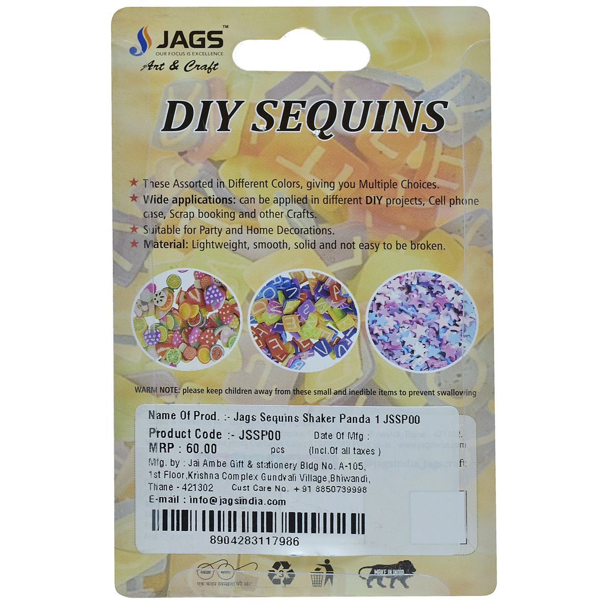 Gift To Love | Sequins Shaker Panda | Code : JSSP00