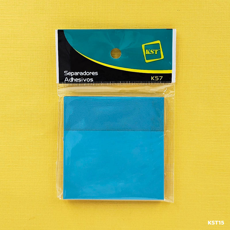 Gift To Love | Sticky Note Plastic | Color : Blue | Size : 3 X 3 | Code : KST15