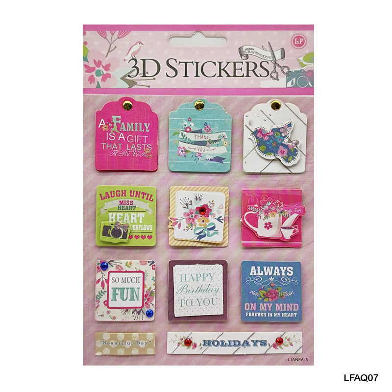 Gift To Love | Scrapbooking 3D Sticker | Code : LFAQ07