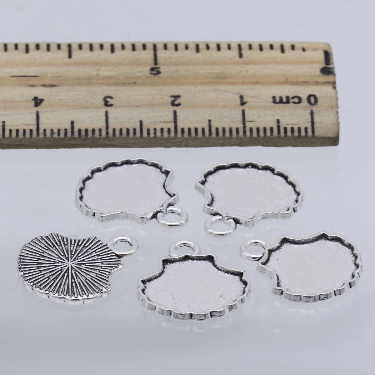 Gift To Love | Metal Craft Fitting Sea Shell | Pcs : 5 Pcs | Code : MC-3622