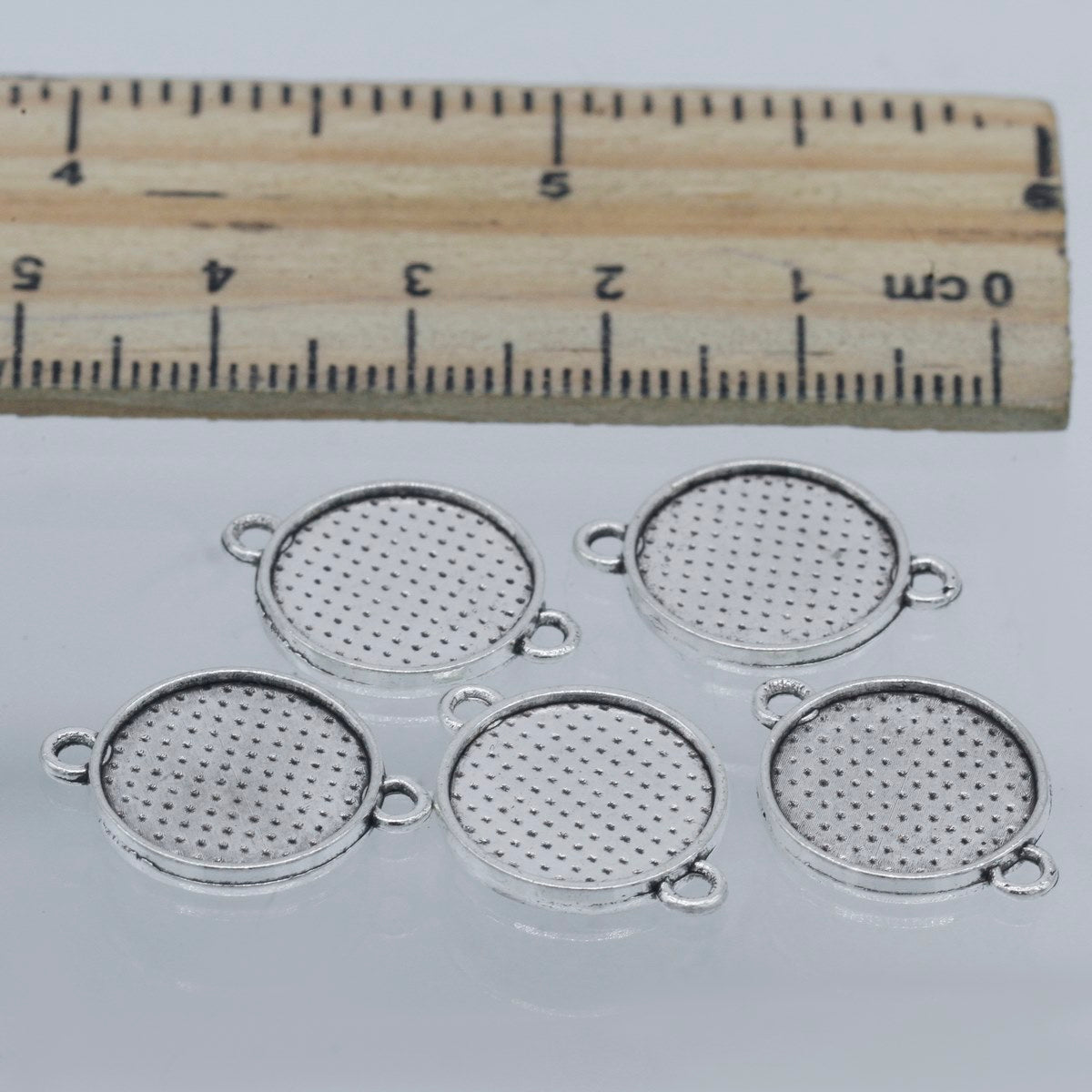 Gift To Love | Metal Craft Fitting Round Double Hole | Pcs : 5 Pcs | Code : MC-3882