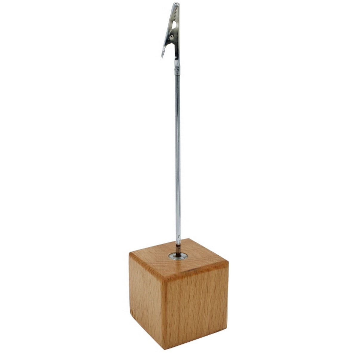 Gift To Love | Massage Clip Stand Wooden Base | Size : 2 X 2 Inch | Code : MCS000