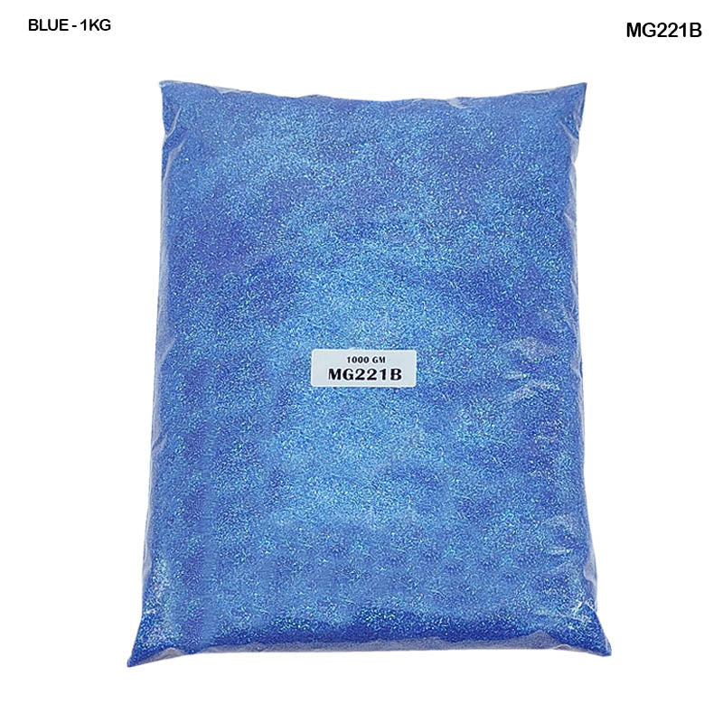 Gift To Love | Neon Glitter Powder | Color : Blue | Size : 1 Kg | Code : MG221B