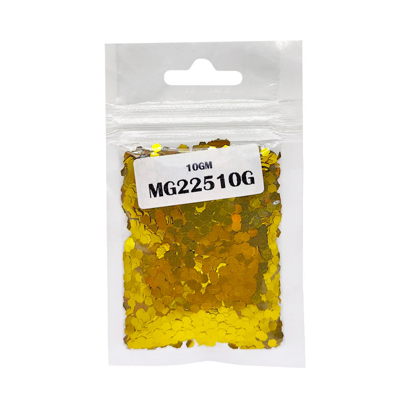 Gift To Love | Glitter Sequins | Color : Gold | Pcs : 10 Gm | Code : MG22510G