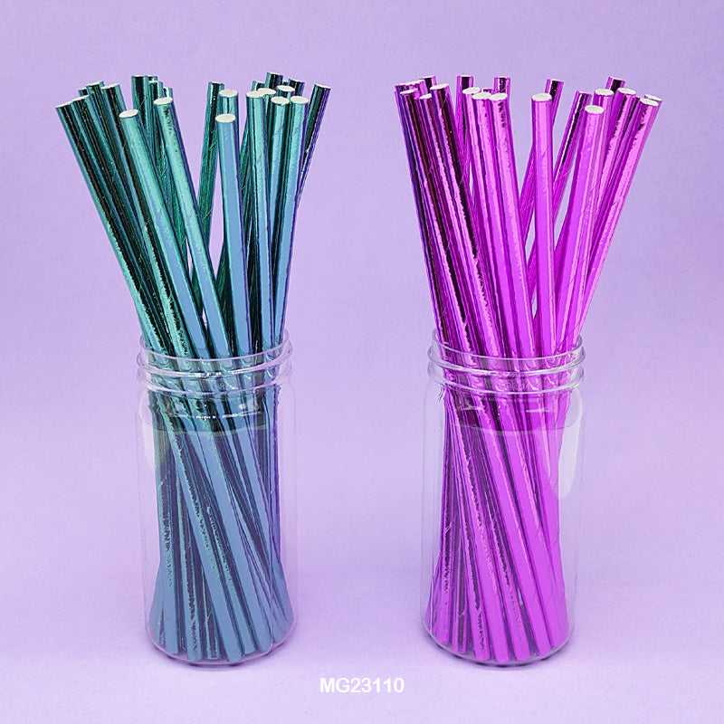 Gift To Love | Paper Straw Foiled | Pcs : 25 Pcs Set | Code : MG23110