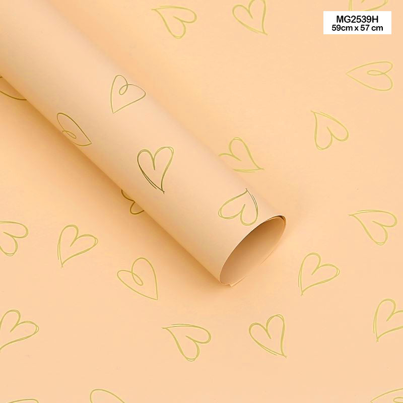 Gift To Love | Wrapping Paper Plastic | Pcs : 20 Sheets | Code : MG2539H
