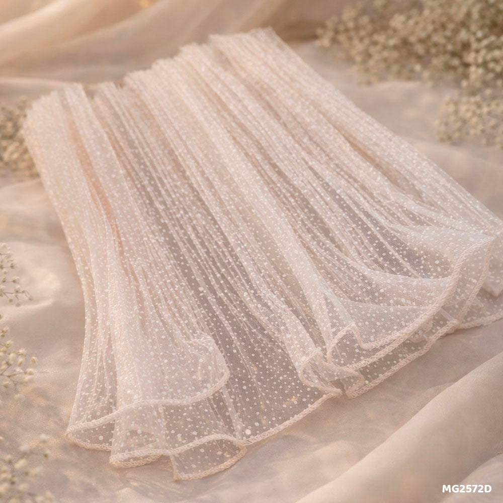 Gift To Love | Snow Wrapping Paper Net Wrinkled | Color : Peach | Code : MG2572D