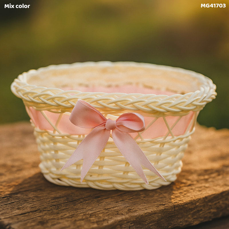 Gift To Love | Wicker Decoration Basket | Size : Oval | Code : MG41703
