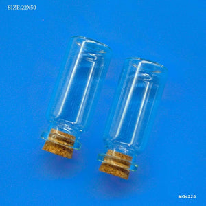 Gift To Love | Message Bottle | Size : 22 Mm X 50 Mm | Pcs : 12 Pcs | Code : MG4225