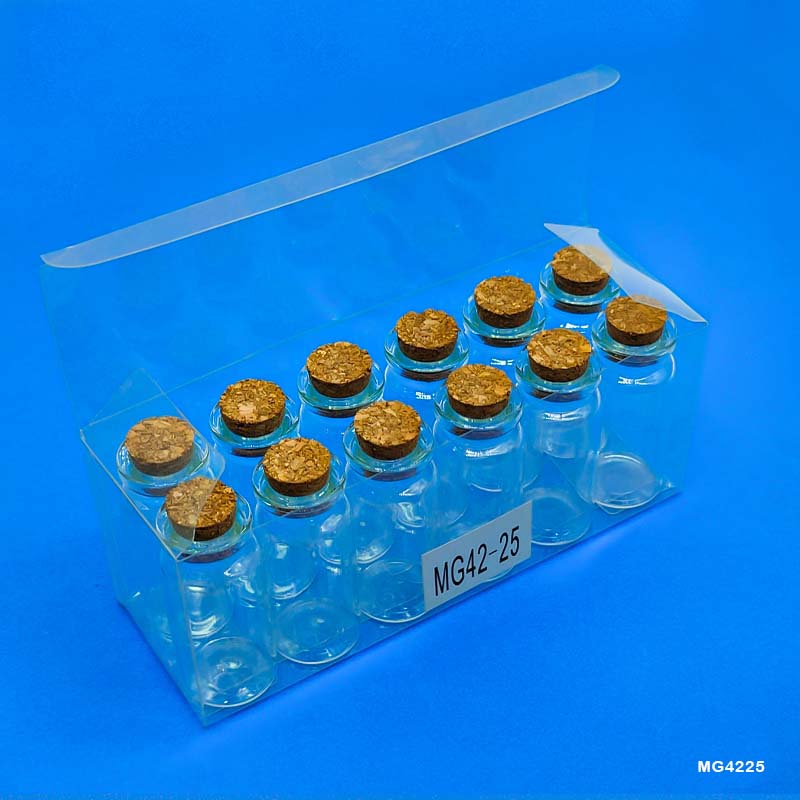 Gift To Love | Message Bottle | Size : 22 Mm X 50 Mm | Pcs : 12 Pcs | Code : MG4225