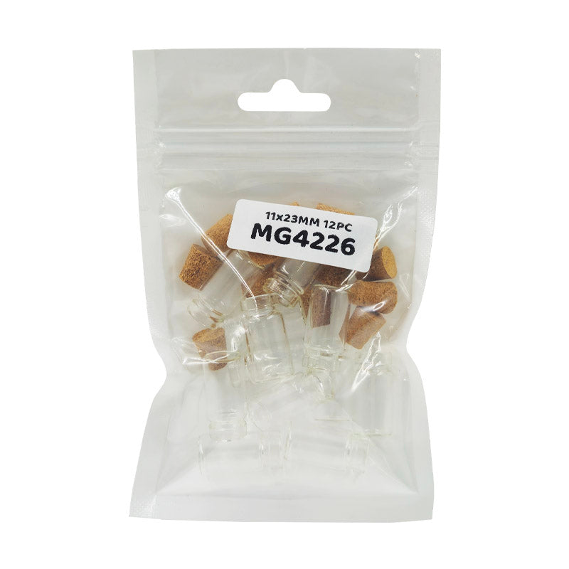 Gift To Love | Message Bottle Mini | Size : 11 X 23 Mm | Pcs : 12 Pc | Code : MG4226