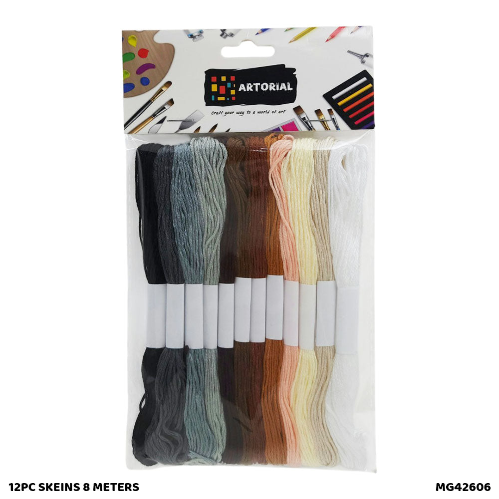 Gift To Love | Thread Skeins | Size : 8 Meters | Pcs : 12 Pc | Code : MG42606