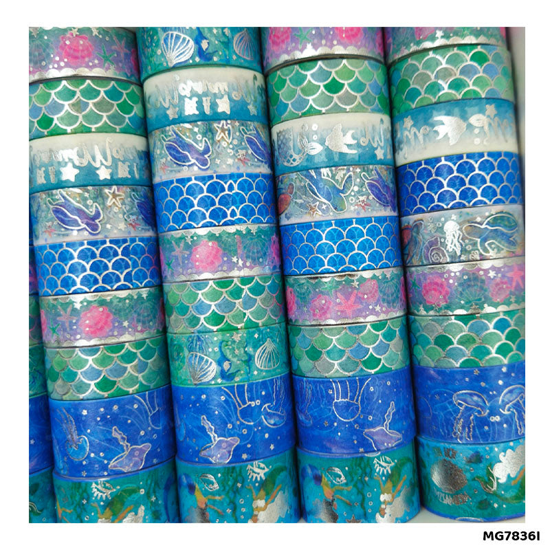 Gift To Love | Washi Tape | Size : 15 Mm X 2 Mtr | Pcs : 60 Pcs | Code : MG7836I
