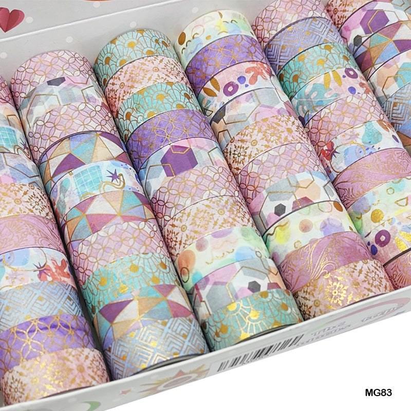Gift To Love | Washi Tape Gold Medal | Size : 15 Mm X 3 Mmtr | Pcs : 60 Pcs | Code : MG83