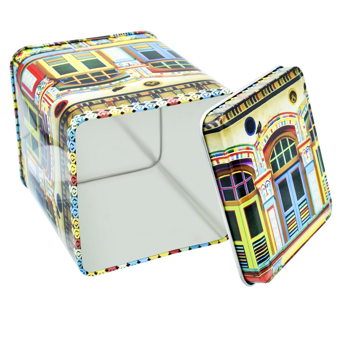 Gift To Love | Metal Gift Box Print Square | Size : 85 X 85 X 100 Mmh | Code : MG85100A
